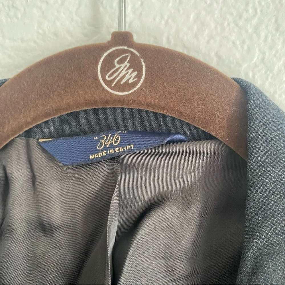 Brooks Brothers 346 Stretch Men's Gray Two Button Blazer Sport Coat Size 42L